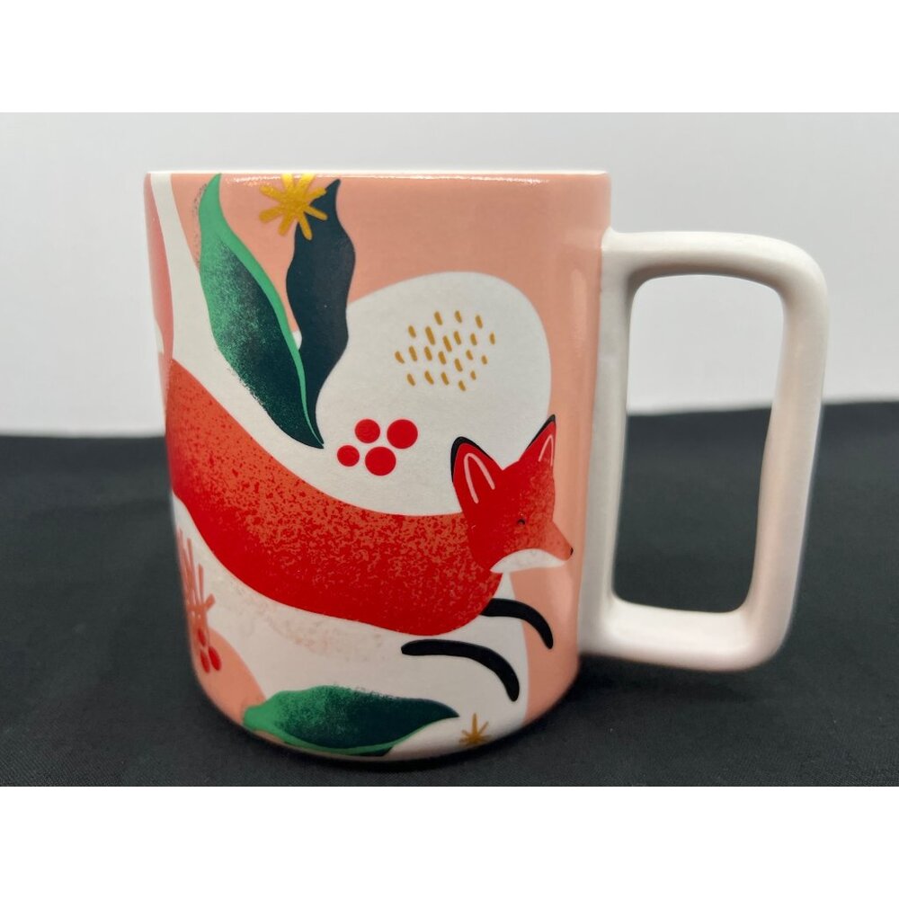 Starbucks Pink Fox Design Ceramic Coffee Mug